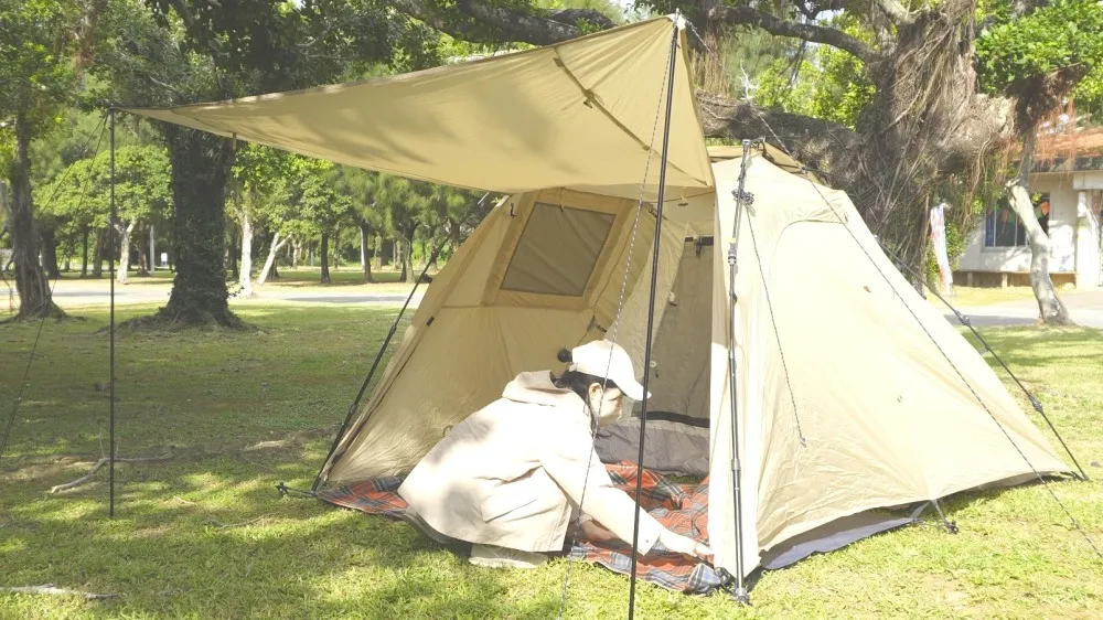 ソロキャンプ テント04