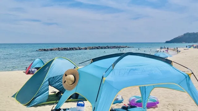 海水浴でテントを快適に活用するためのポイント