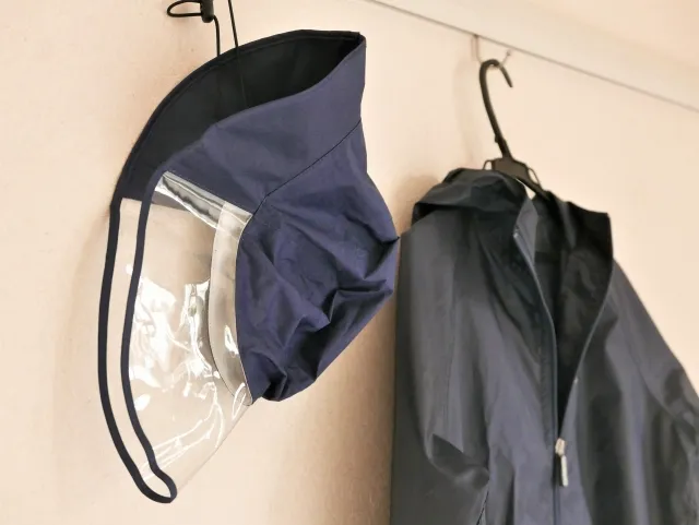 雨具と防水バッグ
