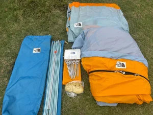 THE NORTH FACE VE-24　内容物　全体